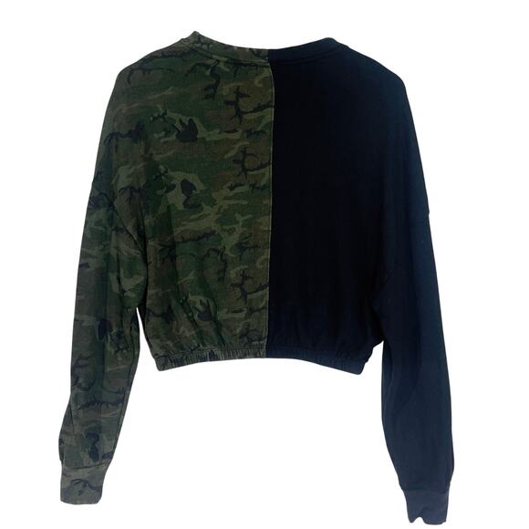 n:PHILANTHROPY Oversized Black and Green Long Sleeve Sweatshirt - Picture 5 of 6